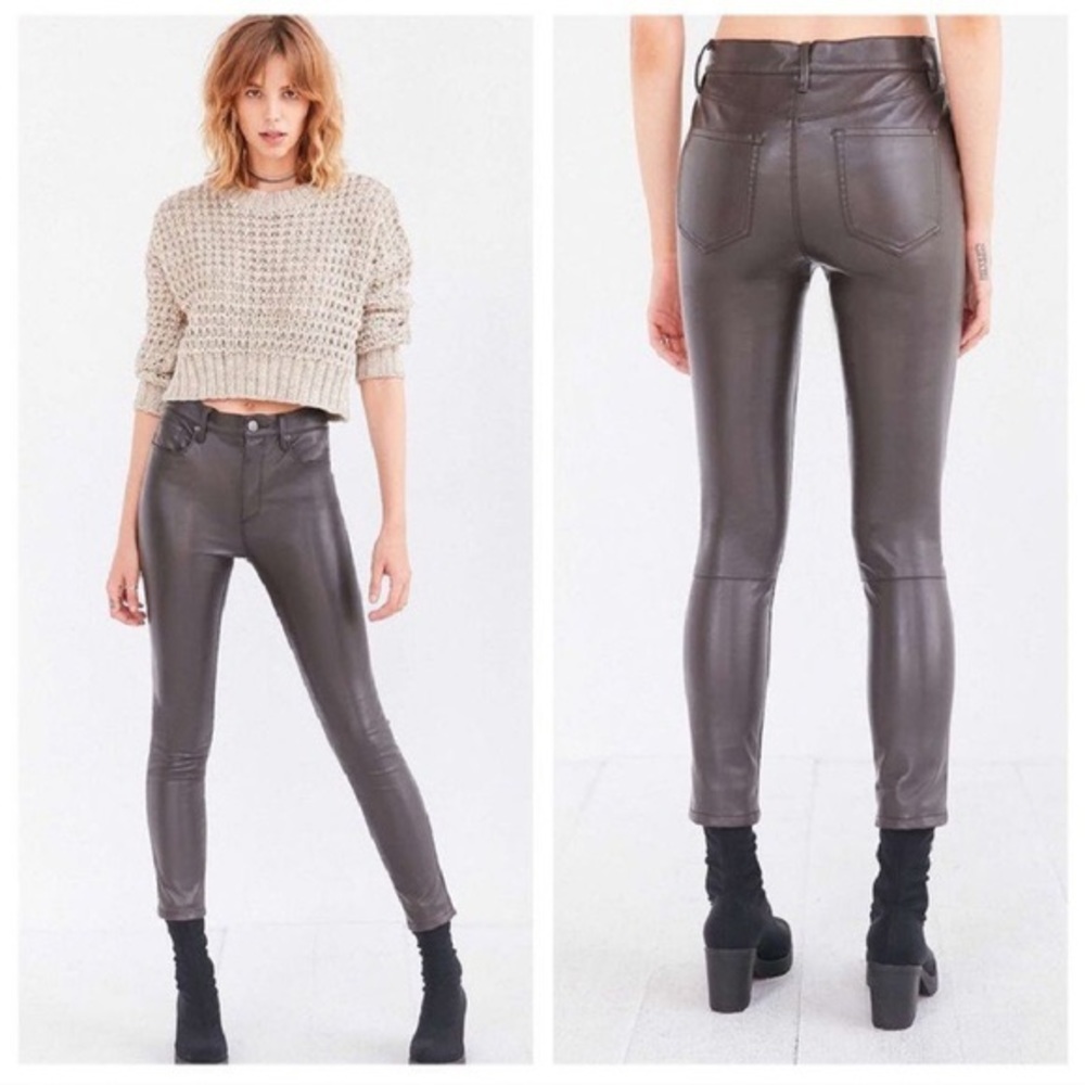 BDG High Rise Twig Vegan Leather Pants